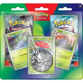 Pokémon Aufgewerteter 2er-Pack-Blister (2 Boosterpacks & 3 holografische Promokarten)