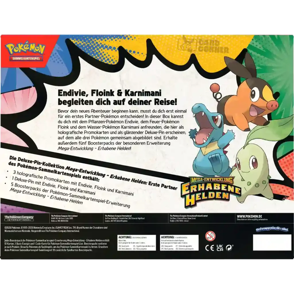 Pokemon Erhabene Helden Deluxe Pin Kollektion