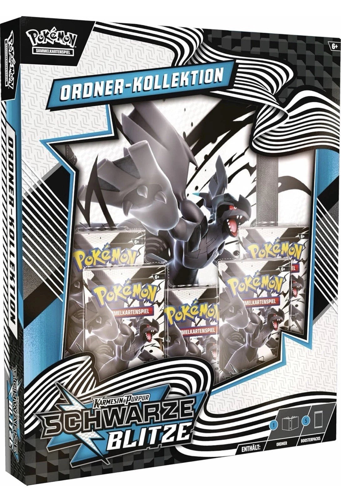 Schwarze Blitze Binder Kollection
