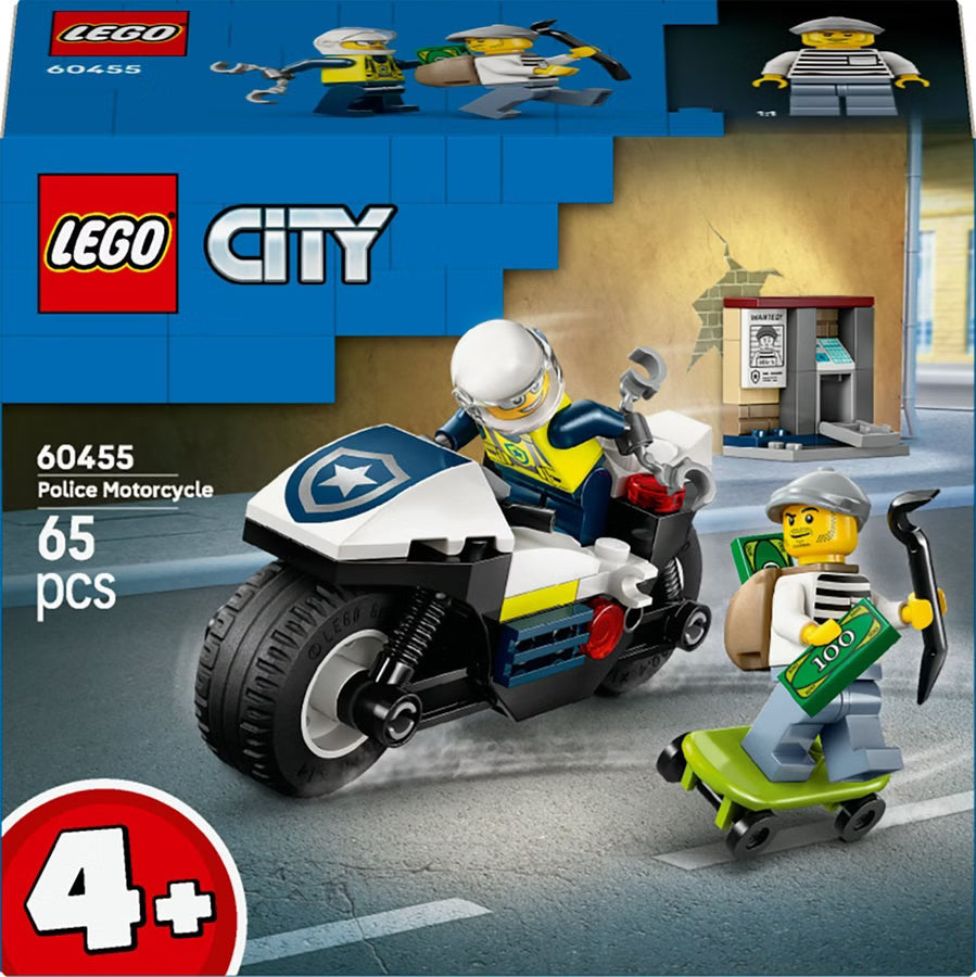 LEGO® City 60455 - Verfolgungsjagd mit dem Polizeimotorrad (65 Teile)