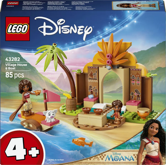 LEGO® 43282 Disney Princess - Vaianas Hütte und Boot (85 Teile)