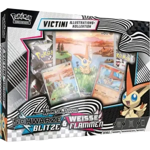 Schwarze Blitze & Weiße Flammen: Unova Victini Illustration
